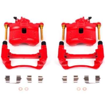 Picture of Power Stop 92-96 Honda Prelude Front Red Calipers w-Brackets - Pair