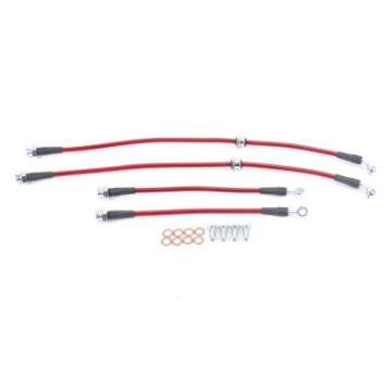 Picture of Power Stop 96-98 Nissan 240SX Front & Rear SS Braided Brake Hose Kit