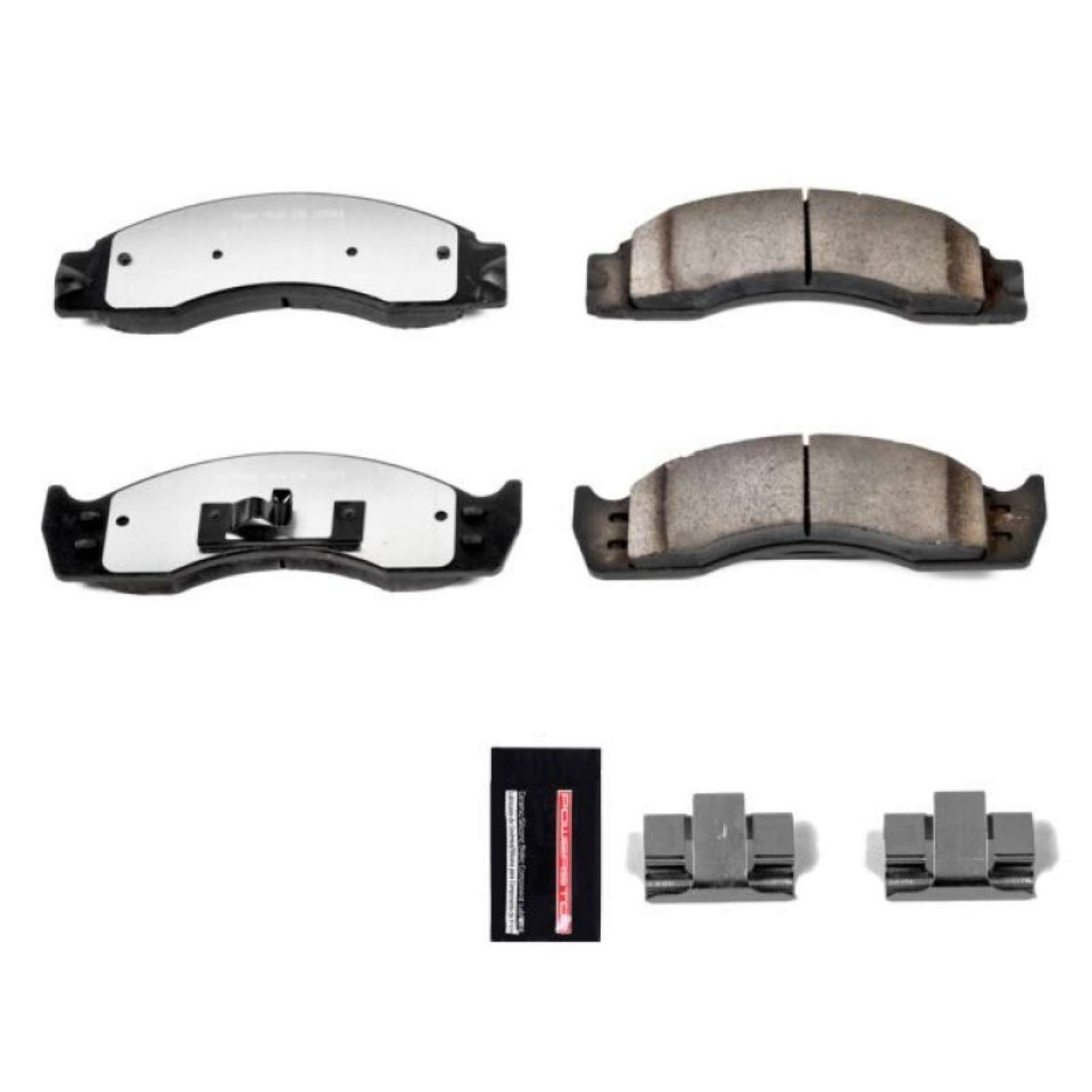 Picture of Power Stop 01-02 Ford E-450 Super Duty Front or Rear Z36 Truck & Tow Brake Pads w-Hardware