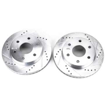 Picture of Power Stop 02-06 Cadillac Escalade Front Evolution Drilled & Slotted Rotors - Pair