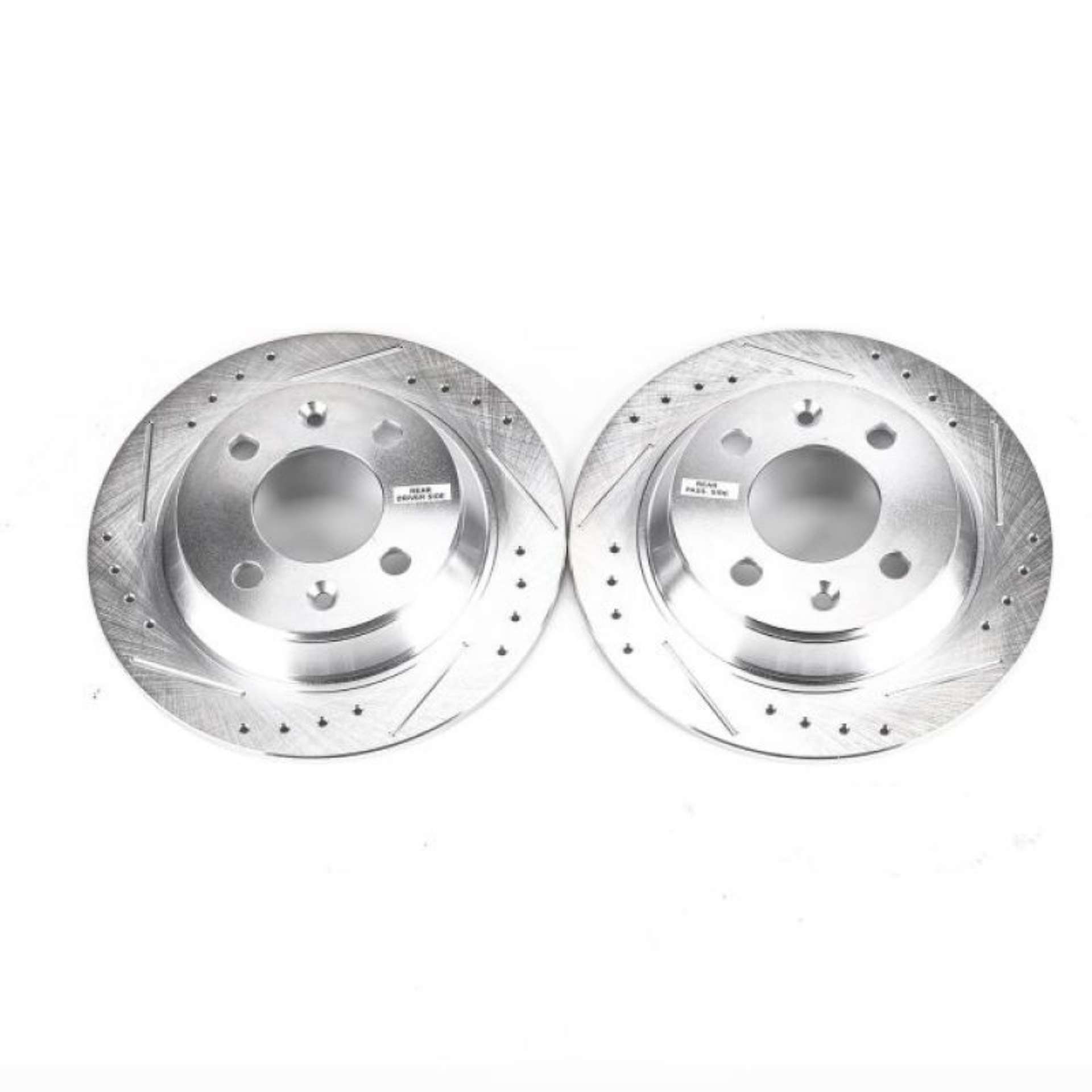 Picture of Power Stop 87-93 Saab 900 Rear Evolution Drilled & Slotted Rotors - Pair