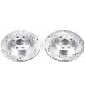 Picture of Power Stop 00-05 Toyota MR2 Spyder Rear Evolution Drilled & Slotted Rotors - Pair