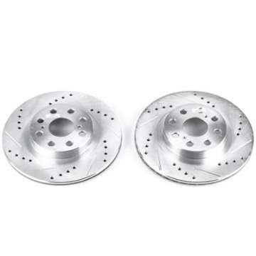 Picture of Power Stop 00-05 Toyota MR2 Spyder Rear Evolution Drilled & Slotted Rotors - Pair