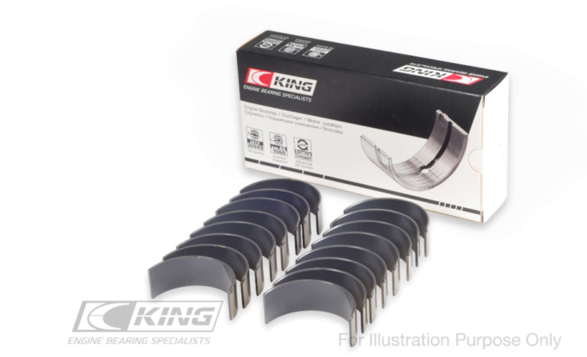 Picture of King GM 6-2 - LT1-LT4 Gen V Connecting Rod Bearing Set