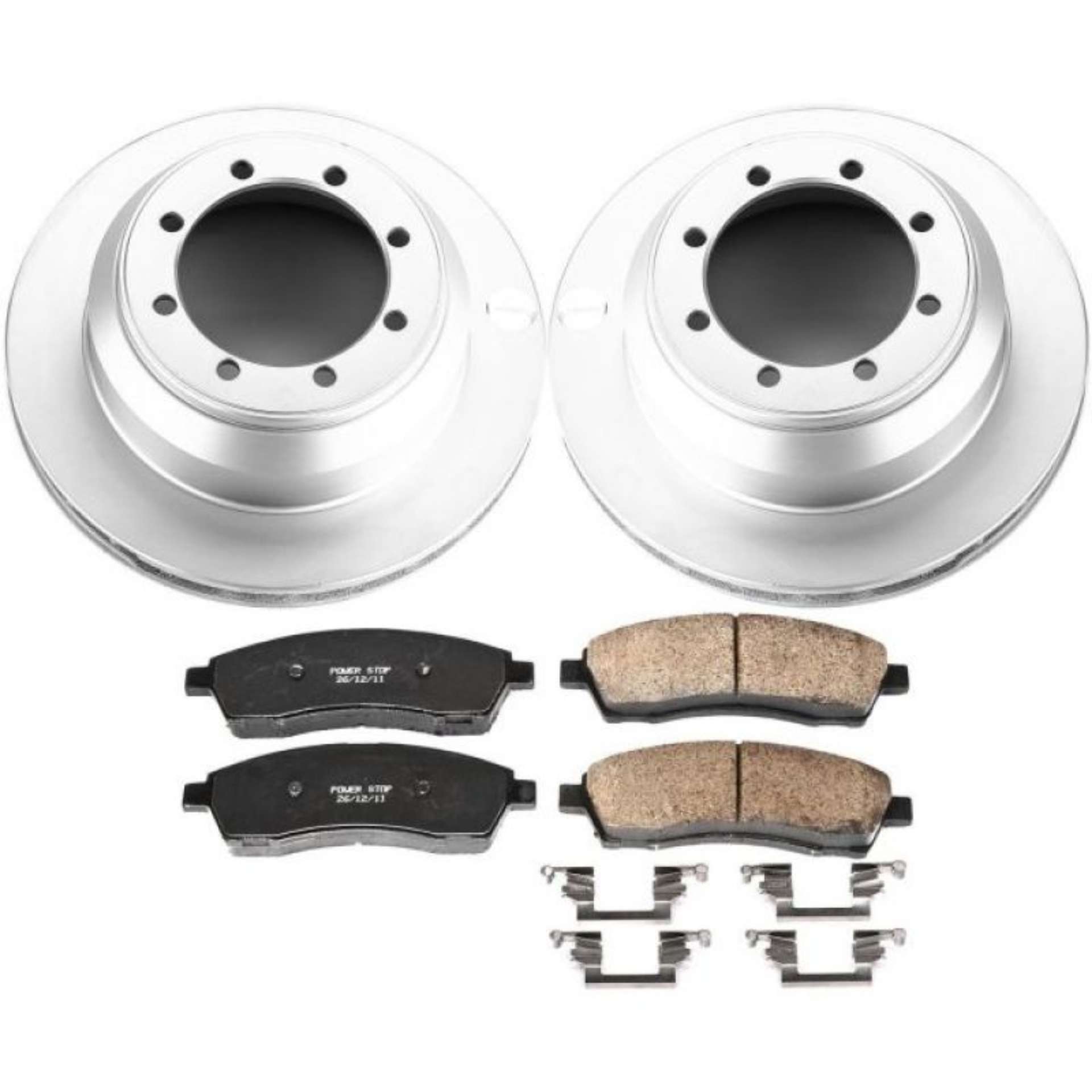 Picture of Power Stop 99-04 Ford F-350 Super Duty Rear Z17 Evolution Geomet Coated Brake Kit