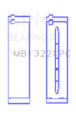 Picture of King Vw V8-V10 R8-RS6-Huracan Size 0-25 pMaxKote Coated Main Bearing Set