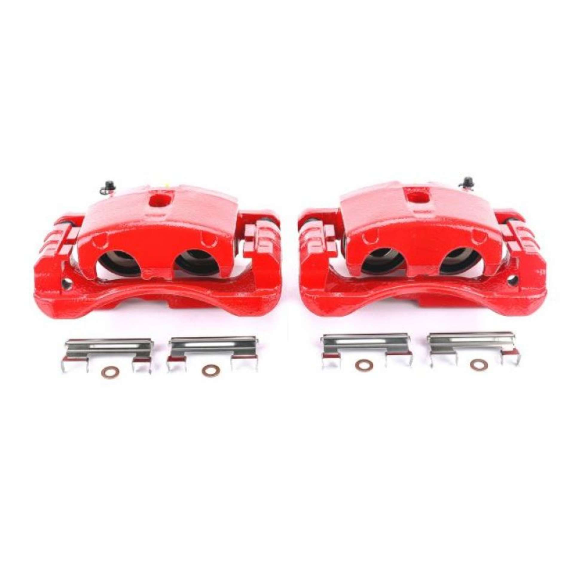 Picture of Power Stop 02-06 Cadillac Escalade Front or Rear Red Calipers w-Brackets - Pair