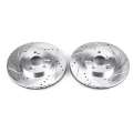 Picture of Power Stop 01-03 Acura CL Front Evolution Drilled & Slotted Rotors - Pair