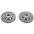 Picture of Power Stop 91-93 Dodge Stealth Front Evolution Drilled & Slotted Rotors - Pair