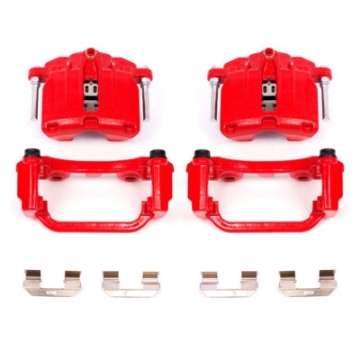 Picture of Power Stop 00-03 Cadillac DeVille Rear Red Calipers w-Brackets - Pair