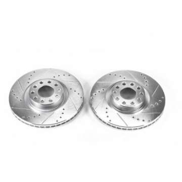 Picture of Power Stop 00-04 Audi A6 Quattro Front Evolution Drilled & Slotted Rotors - Pair