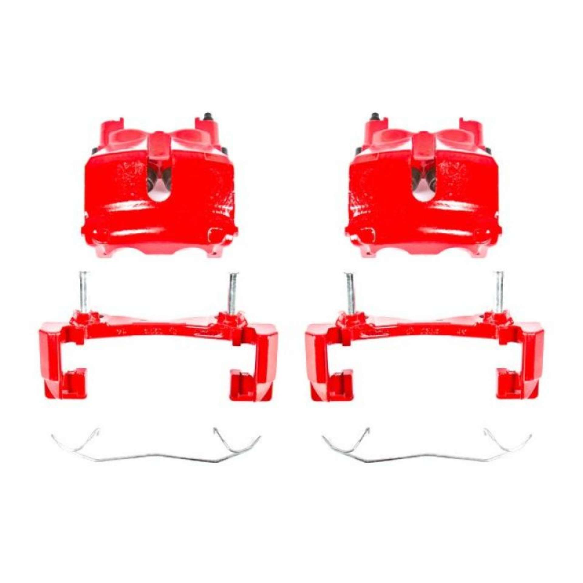 Picture of Power Stop 99-02 Jeep Grand Cherokee Front Red Calipers w-Brackets - Pair