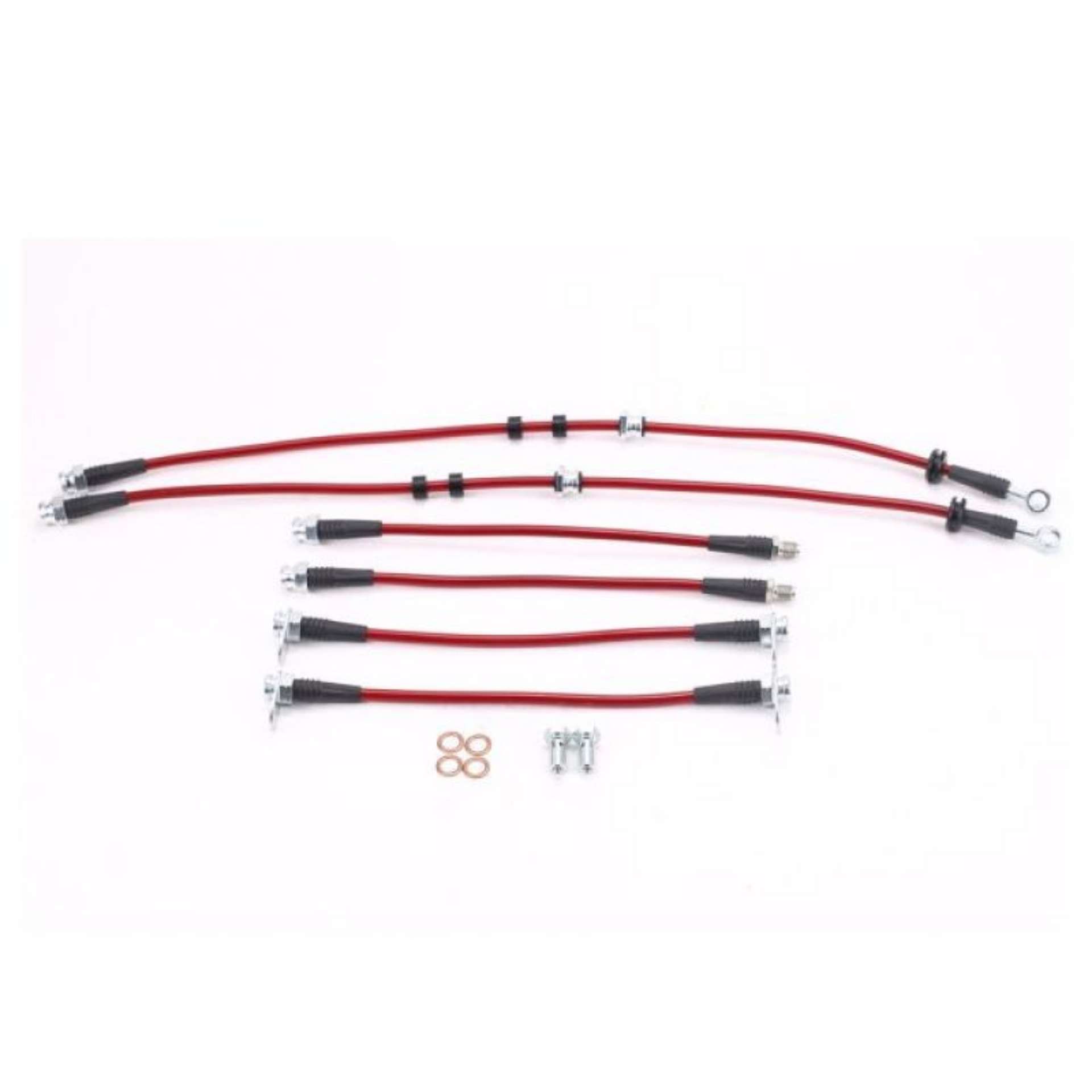 Picture of Power Stop 09-15 Mitsubishi Lancer Front & Rear SS Braided Brake Hose Kit