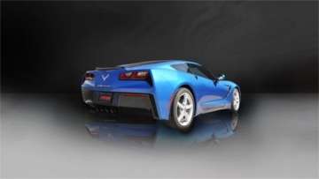 Picture of Corsa 2014-2019 Corvette C7 Coupe 6-2L V8 AT-MT 2-75in Valve-Back Dual Rear Exit Black Sport Exhaust