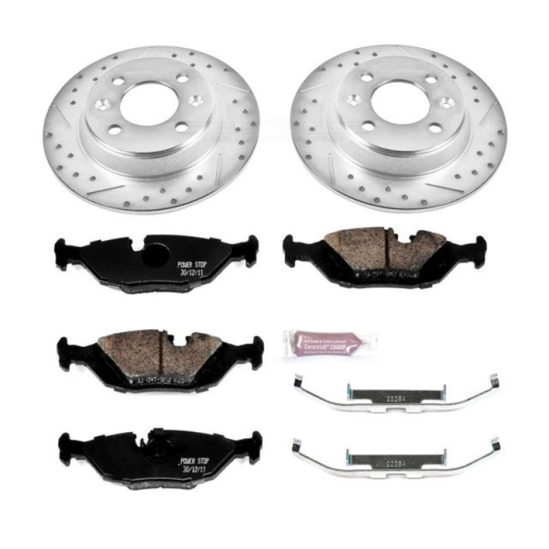 Picture of Power Stop 88-93 Saab 900 Rear Z23 Evolution Sport Brake Kit