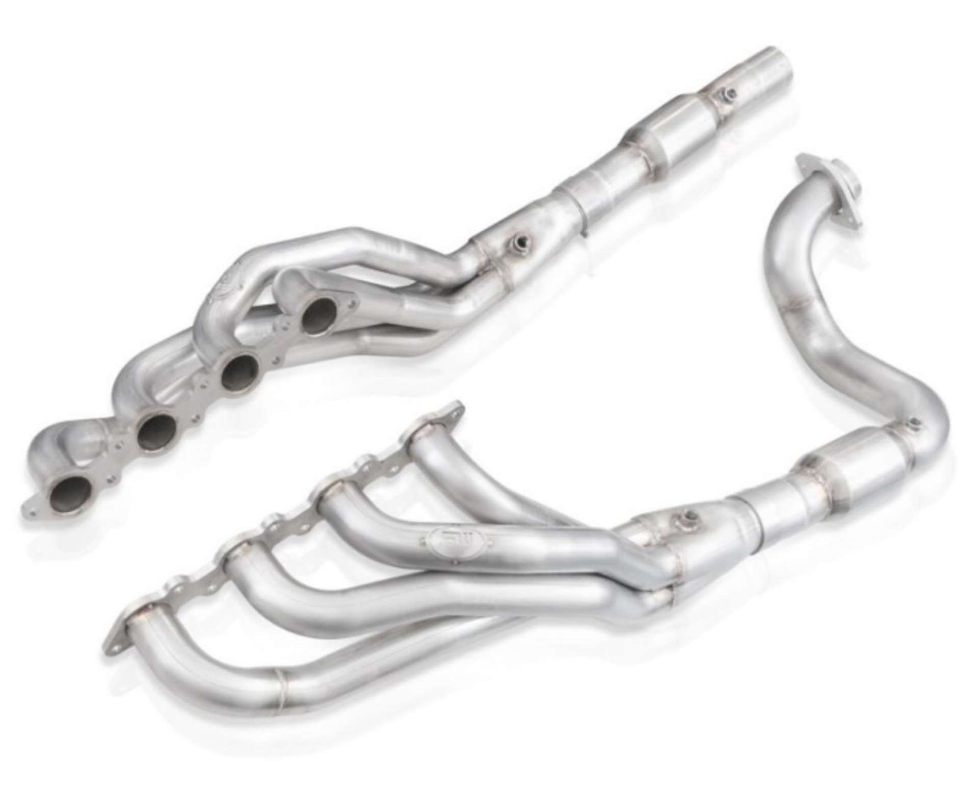 Picture of Stainless Works 20-21 Ford F-250-F-350 7-3L Headers 2in Primaries 3in Collectors High Flow Cats