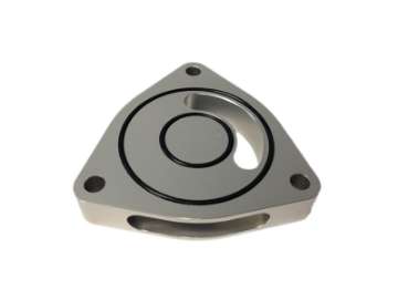 Picture of Torque Solution Blow Off BOV Sound Plate Silver: Dodge Caliber SRT-4 08-09