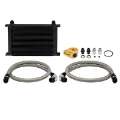 Picture of Mishimoto Universal Thermostatic 25 Row Oil Cooler Kit Black Cooler