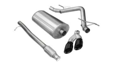 Picture of Corsa 2010-2013 Chevrolet Silverado Crew Cab-Short Bed 1500 4-8L V8 Black Sport Cat-Back Exhaust