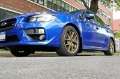 Picture of Rally Armor 15-21 Subaru WRX-STI Black UR Mud Flap w-Blue Logo