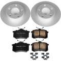 Picture of Power Stop 98-04 Audi A6 Quattro Rear Z23 Evolution Sport Coated Brake Kit