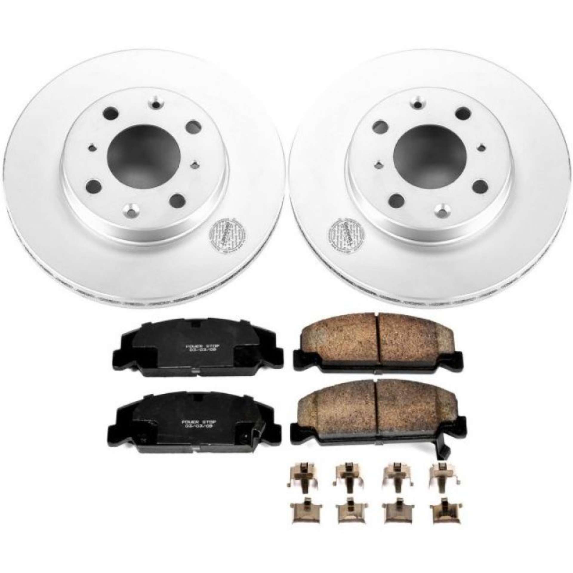 Picture of Power Stop 90-00 Honda Civic Front Z17 Evolution Geomet Coated Brake Kit