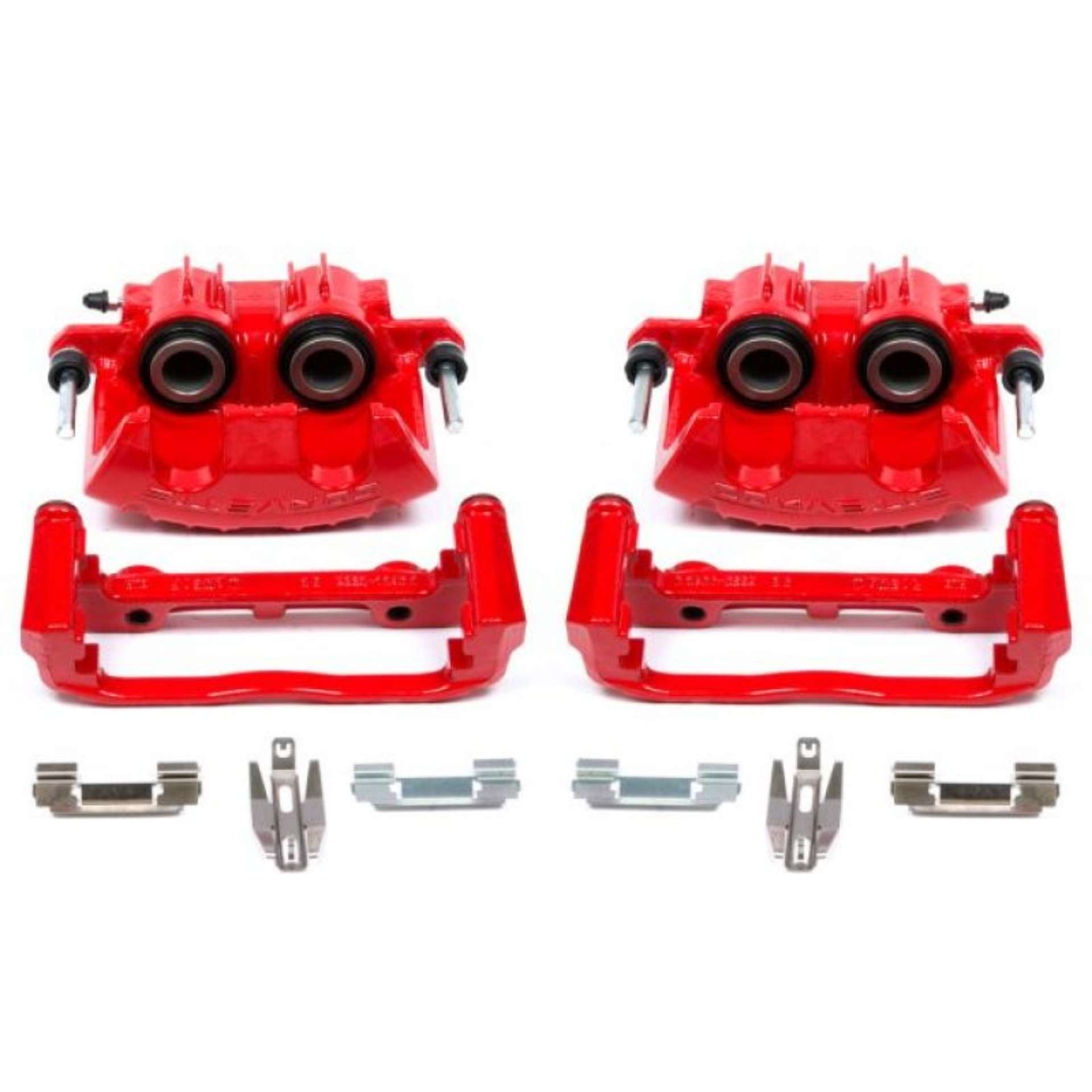 Picture of Power Stop 97-04 Chevrolet Corvette Front Red Calipers w-Brackets - Pair