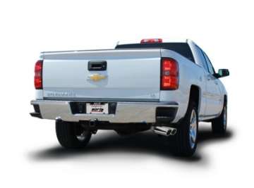 Picture of Borla 14 Silv-Sierra 1500 EC Std-CC Short 143-5in WB ATAK Dual Rolled Side Exit Cat-Back Exhaust