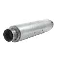 Picture of MBRP Universal Quiet Tone Muffler 4in Inlet-Outlet 24in Body 6in Dia 30in Overall Aluminum