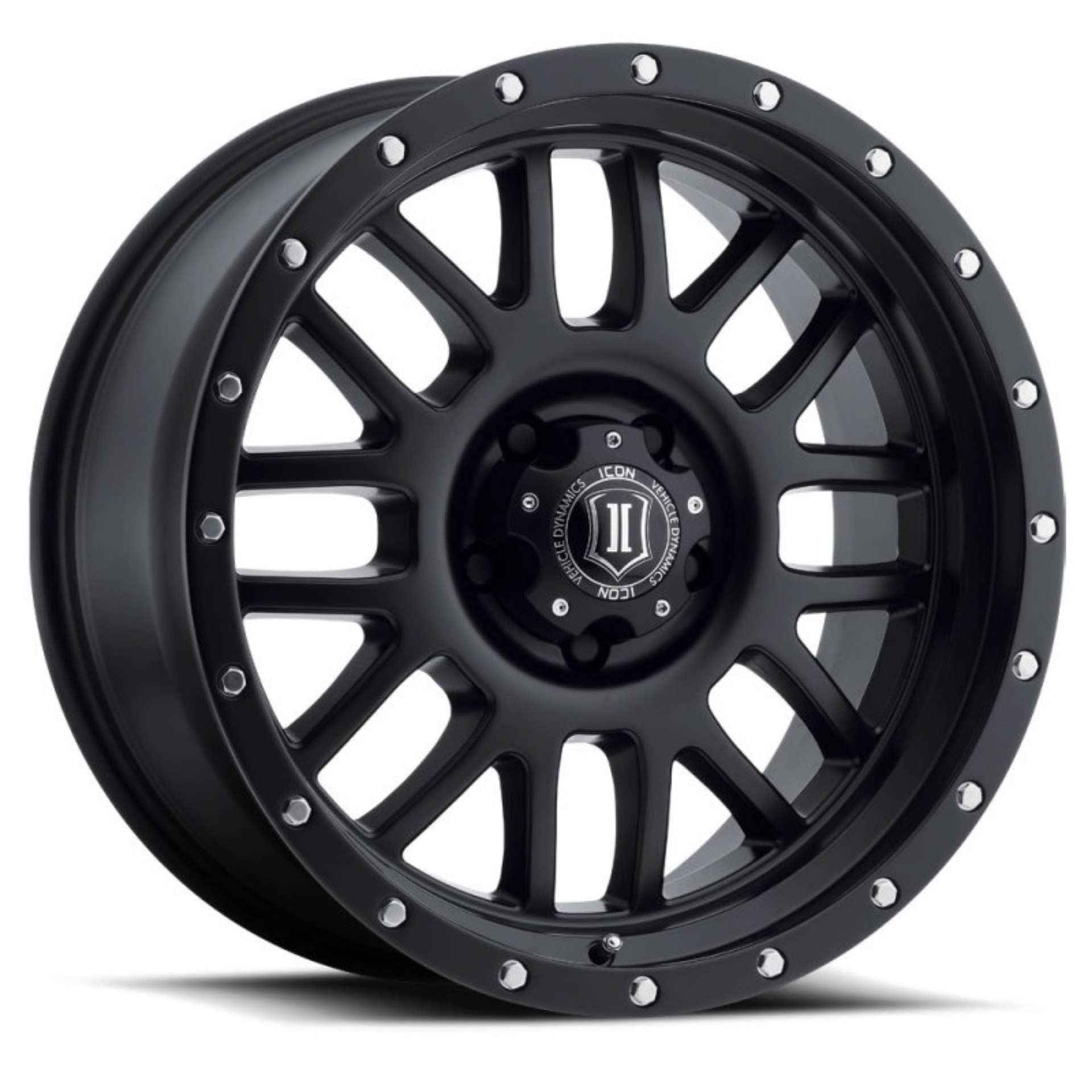 Picture of ICON Alpha 20x9 6x135 16mm Offset 5-625in BS Satin Black Wheel