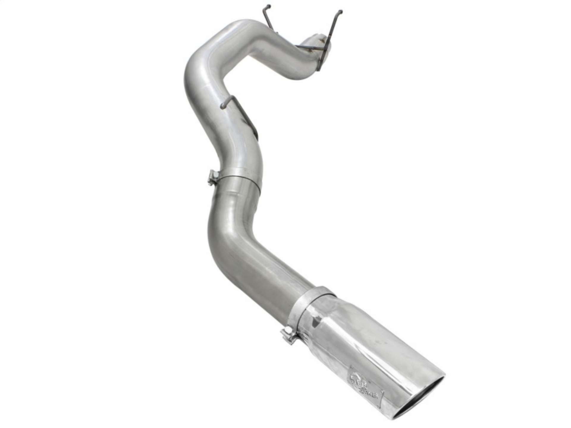 Picture of aFe MACHForce XP 5in DPF-Back SS Exht Dodge RAM 13-14 6-7L td Mega Cab w- Polished Tip