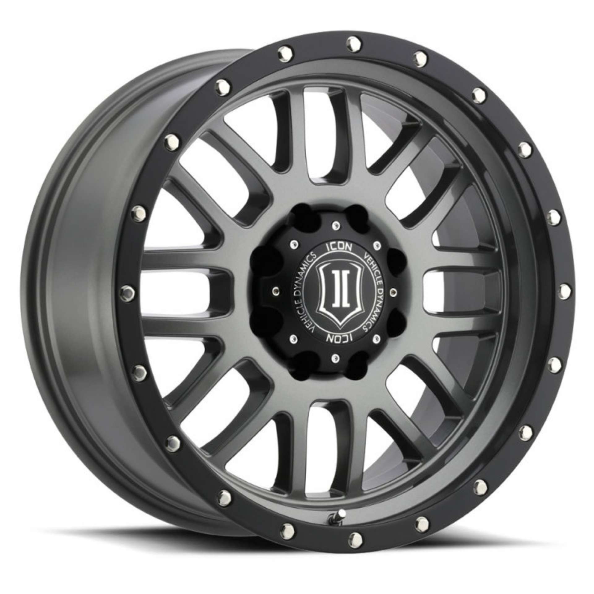 Picture of ICON Alpha 20x9 8x180 12mm Offset 5-5in BS Gunmetal Wheel