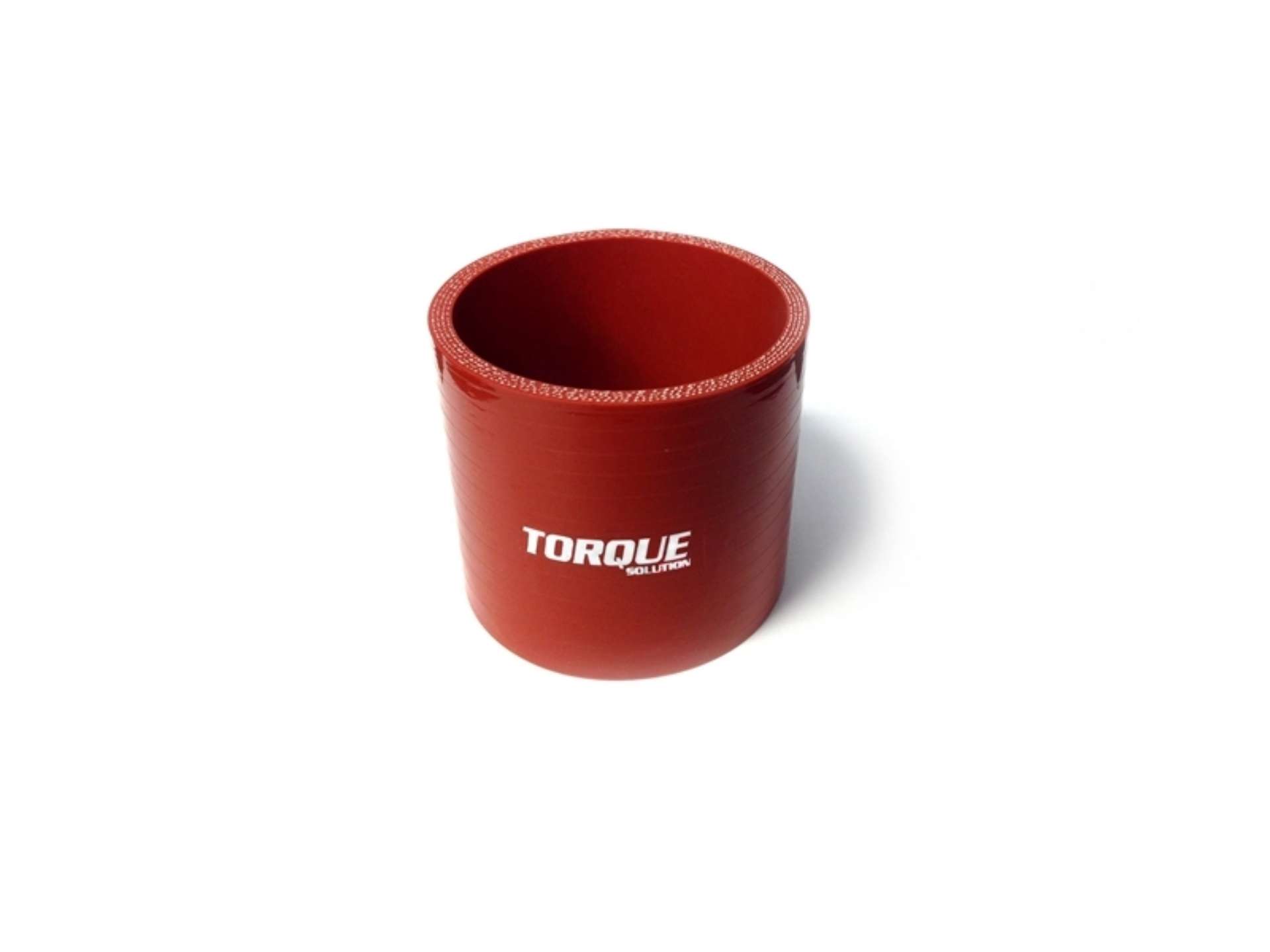 Picture of Torque Solution Straight Silicone Coupler: 2-5in Red Universal