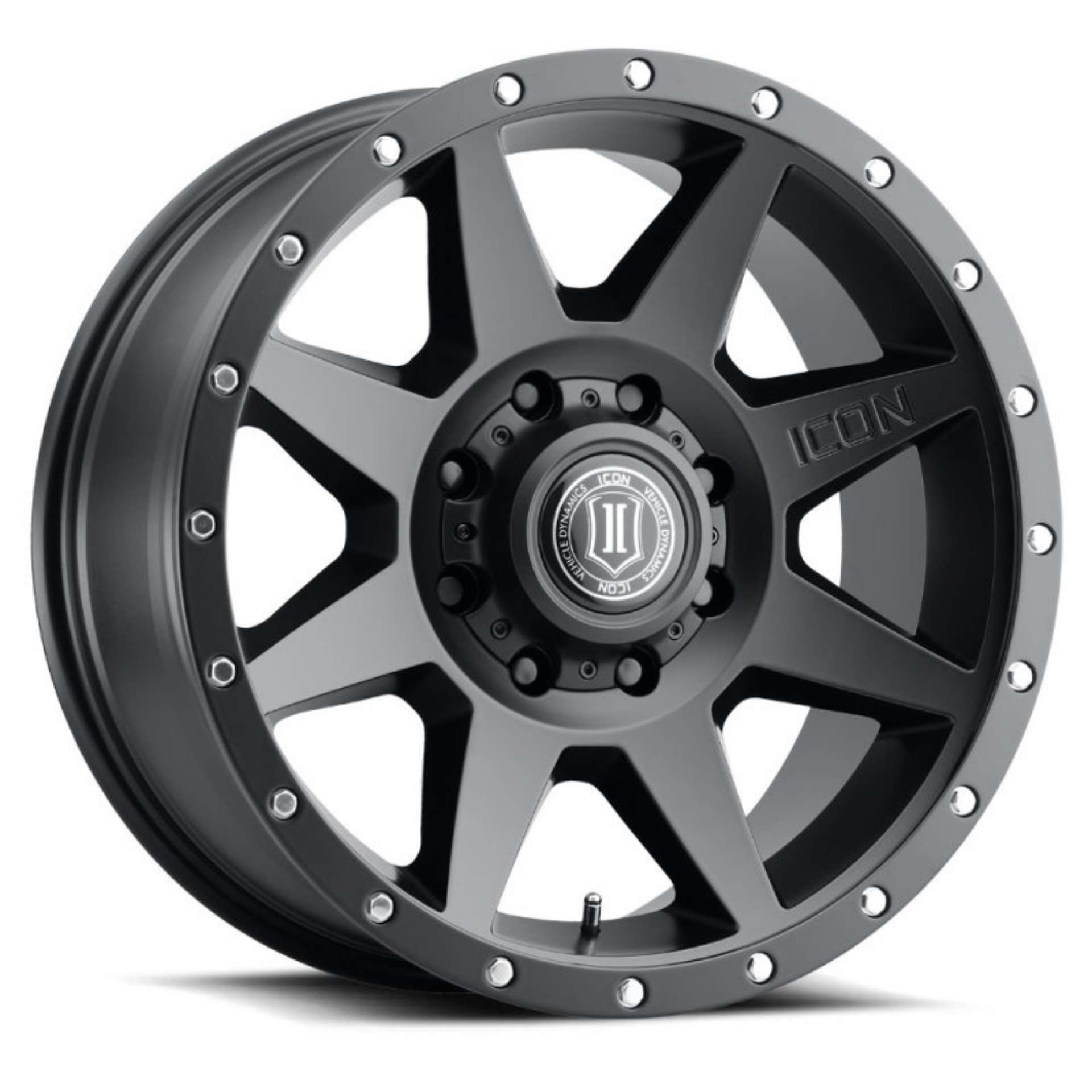 Picture of ICON Rebound 20x9 8x180 12mm Offset 5-5in BS Satin Black Wheel