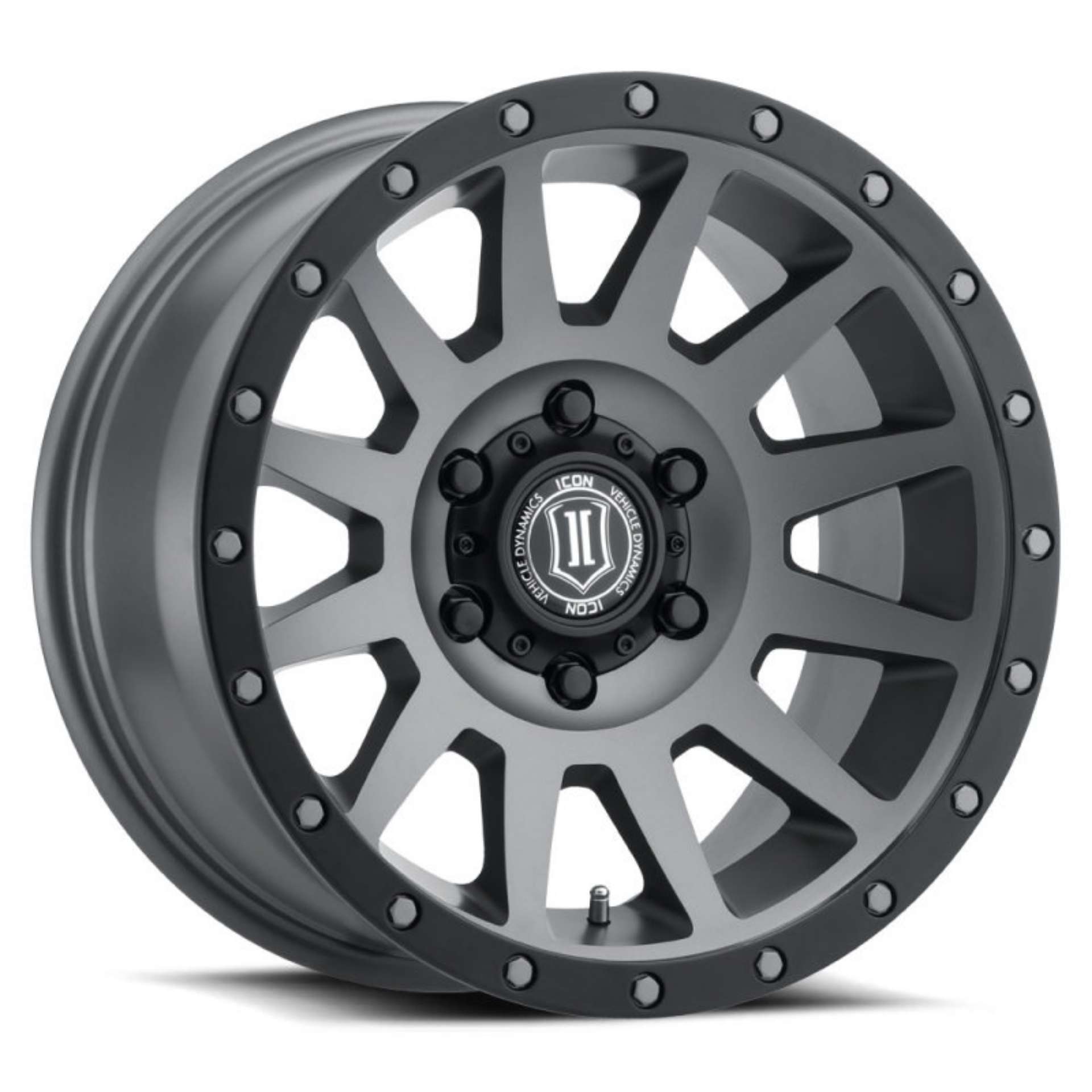 Picture of ICON Compression 18x9 5x5 -12mm Offset 4-5in BS Titanium Wheel