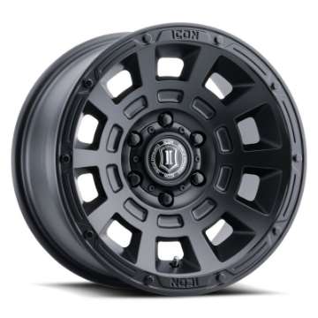 Picture of ICON Thrust 17x8-5 5x150 25mm Offset 5-75in BS Satin Black Wheel