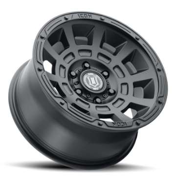 Picture of ICON Thrust 17x8-5 5x150 25mm Offset 5-75in BS Satin Black Wheel