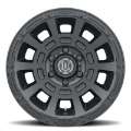 Picture of ICON Thrust 17x8-5 5x150 25mm Offset 5-75in BS Satin Black Wheel