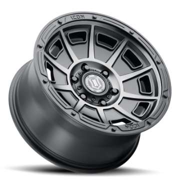 Picture of ICON Victory 17x8-5 5x5 -6mm Offset 4-5in BS Smoked Satin Black Tint Wheel