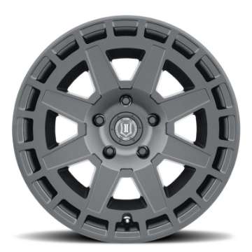 Picture of ICON Compass 17x8-5 5x5 -6mm Offset 4-5in BS Satin Black Wheel