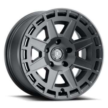 Picture of ICON Compass 17x8-5 6x5-5 0mm Offset 4-75in BS Satin Black Wheel