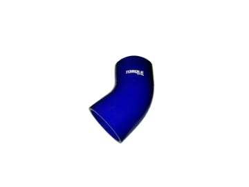 Picture of Torque Solution 45 Degree Silicone Elbow: 2 inch Blue Universal