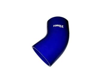 Picture of Torque Solution 45 Degree Silicone Elbow: 3-5 inch Blue Universal