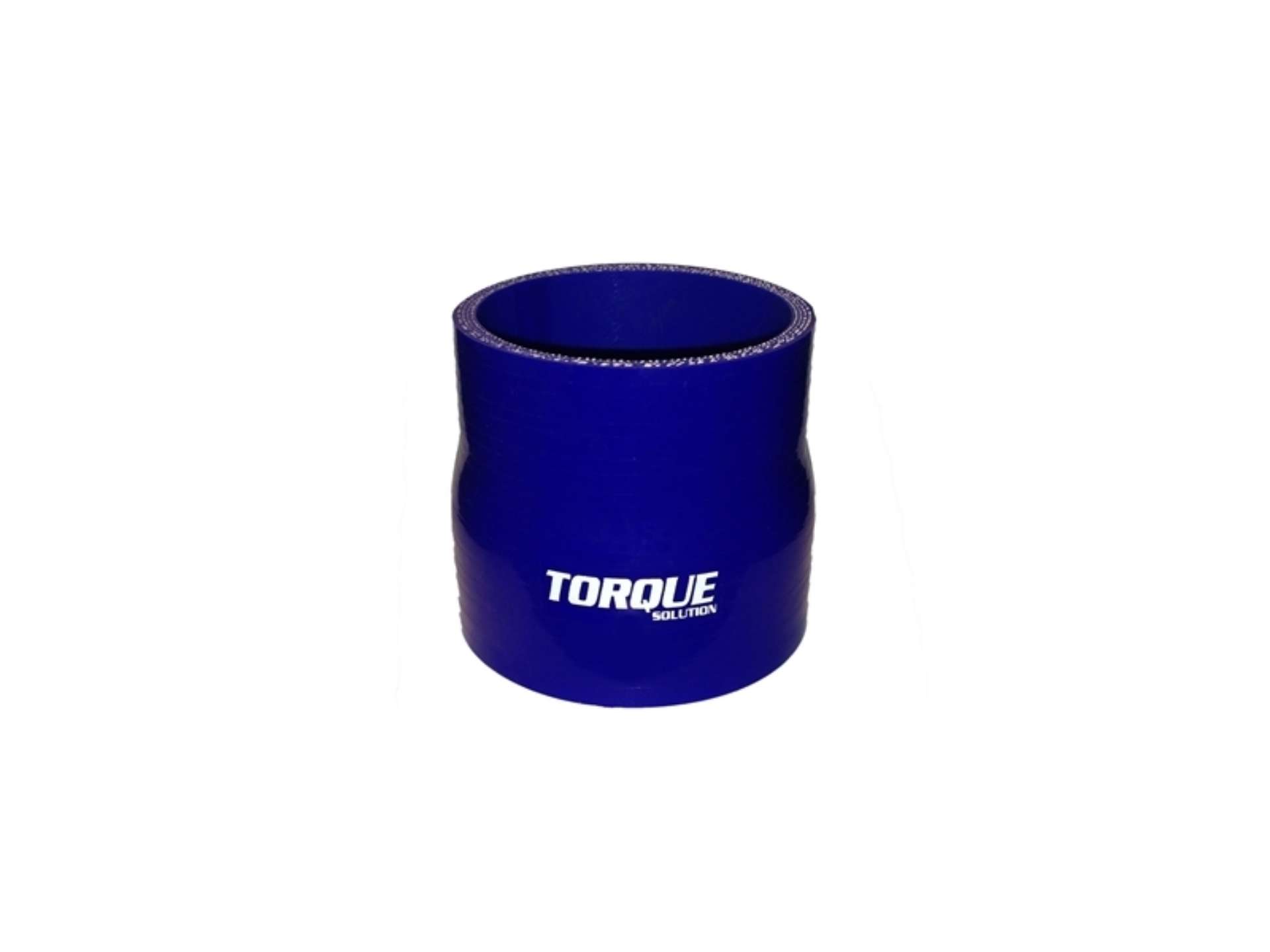 Picture of Torque Solution Transition Silicone Coupler: 2-75 inch to 3 inch Blue Universal