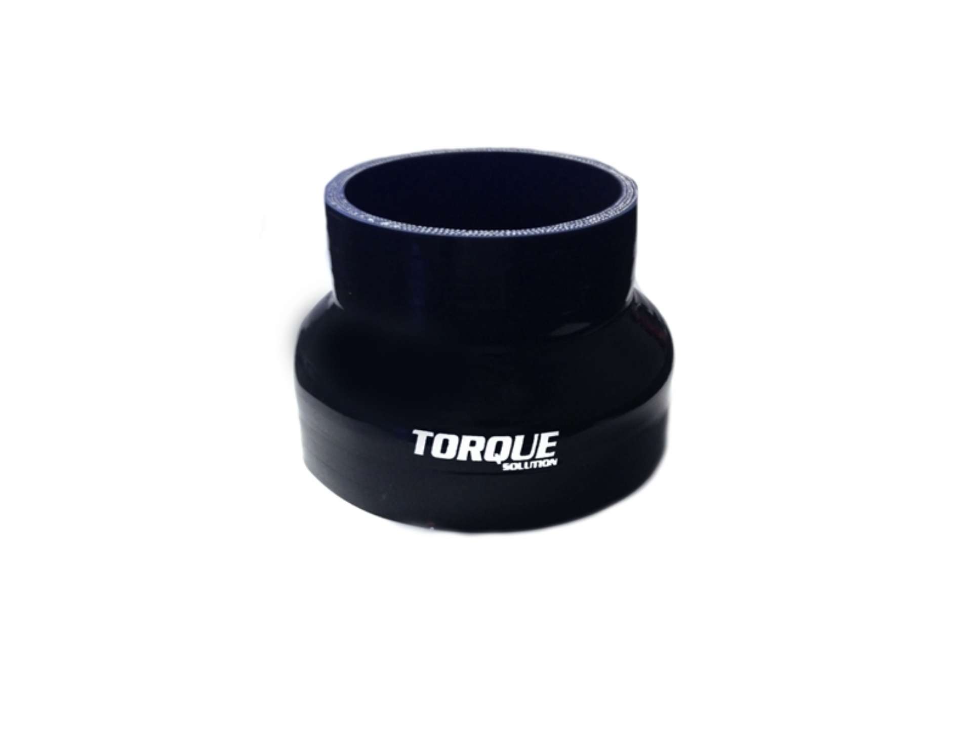 Picture of Torque Solution Transition Silicone Coupler: 3 inch to 4 inch Black Universal