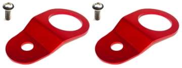 Picture of Torque Solution Radiator Mount Combo RED : Mitsubishi Evolution 7-8-9