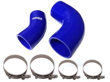 Picture of Torque Solution IC Boost Tubes Blue: Mazdaspeed 3 2007-2013