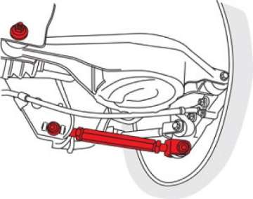 Picture of SPC Performance 03-08 Nissan 350Z-03-07 Infiniti G35 Rear Adjstbl Camber Arms w-Toe Cams&Lock Plates