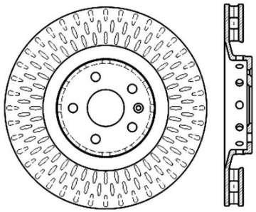 Picture of StopTech Drilled & Slotted Left Sport Brake Rotor for 2009 Cadillac CTS-V