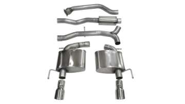 Picture of Corsa 2013-2019 Cadillac ATS Sedan 2-0L A-T Polished Sport Dual Rear Cat-Back Exhaust